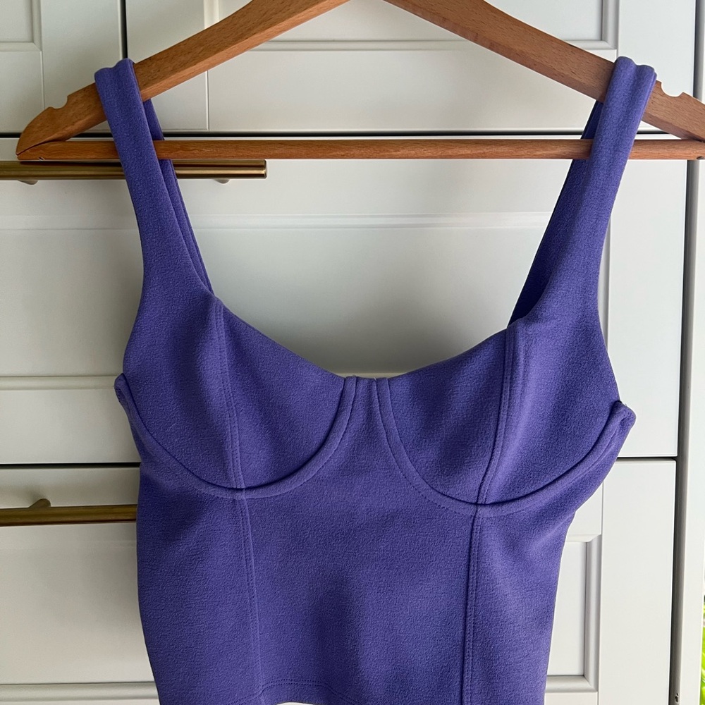 Zara Lavender Sleeveless Top